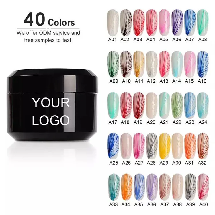 5g Soak Off  Elastic Painting Gel Polish Wire Drawing for Nail Spider Gel