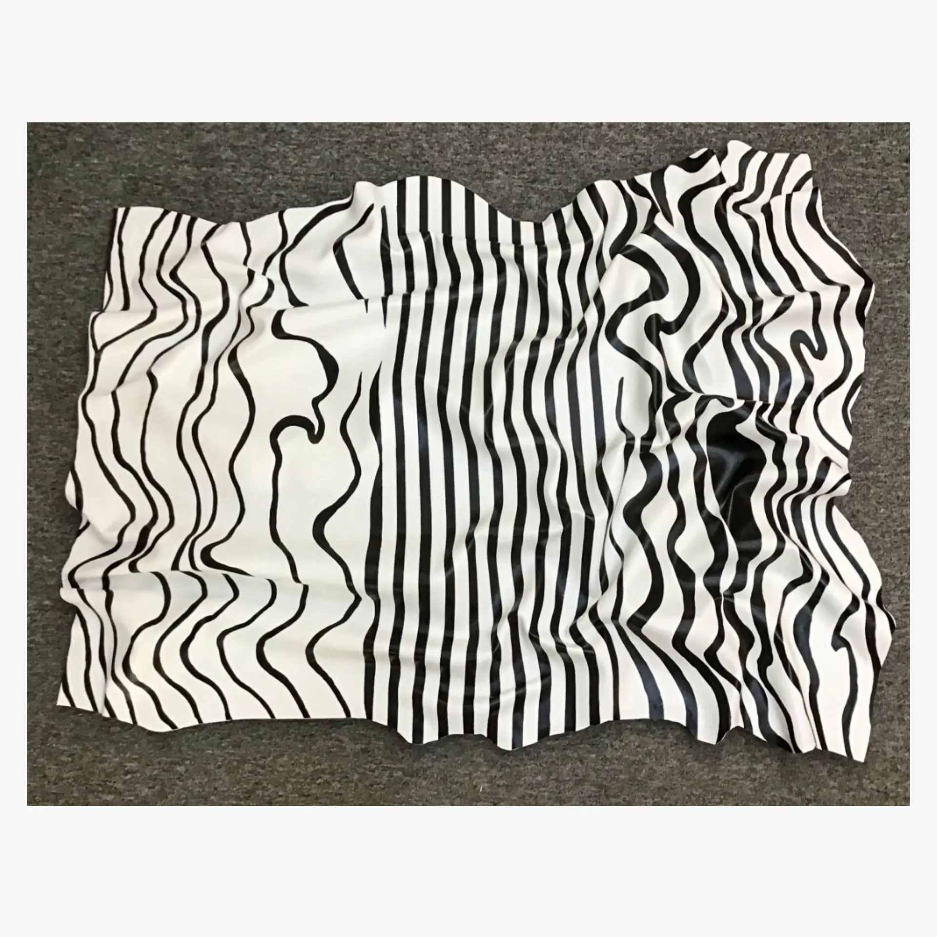 Home Decor Handmade Large 3D Artwork Leather Leopard Print Painting Modern Interior Design Wall Art