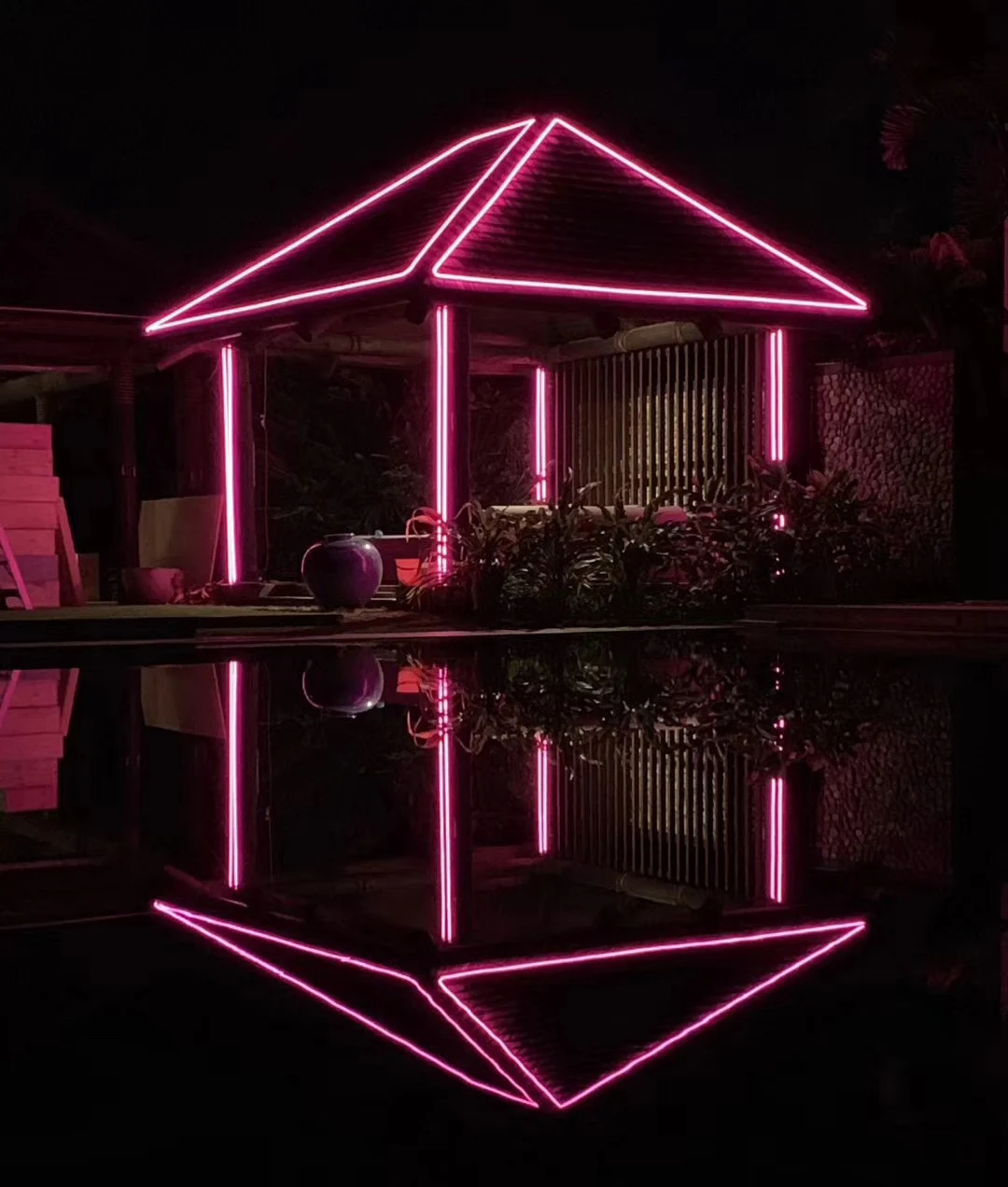 New style wall mount led silicone neon flex double sided for  neon painting tube furniture light