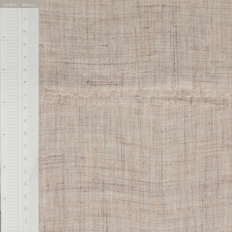 Chinese Sustainable Clothing T Shirt Woven Plain Lightweight Flax 100 % Linen Fabric for Dress