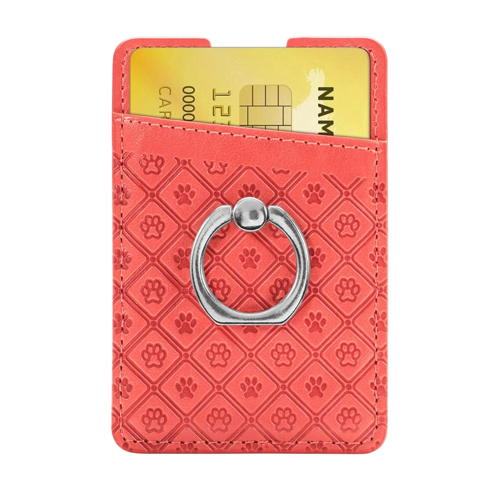 Ring Stand Credit Card Sticker For iPhone Xiaomi Huawei Samsung Phone Case Cover