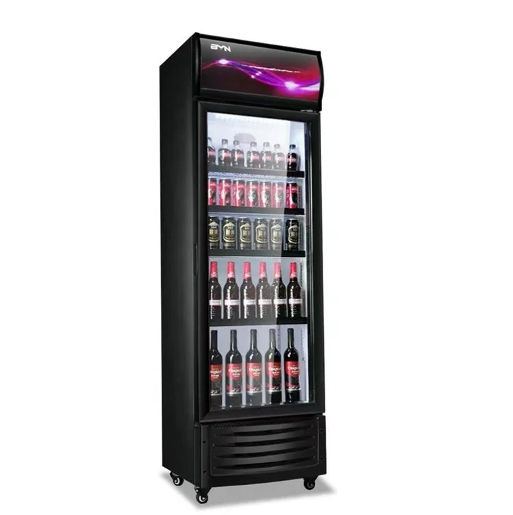 300L Factory one door fridge mini home refrigerator hotel mini fridge minibar Beverage cabinet
