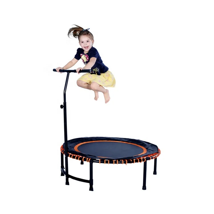 Multi-color Fitness Jumping Sports Spring Free Trampoline with Adjustable Handle for Indoor Adults and Children
