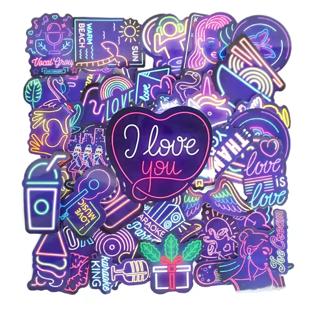 Waterproof PVC Vinyl  Printing Laser Holographic 3D Stickers Custom Die Cut Text UV Proof  Sticker