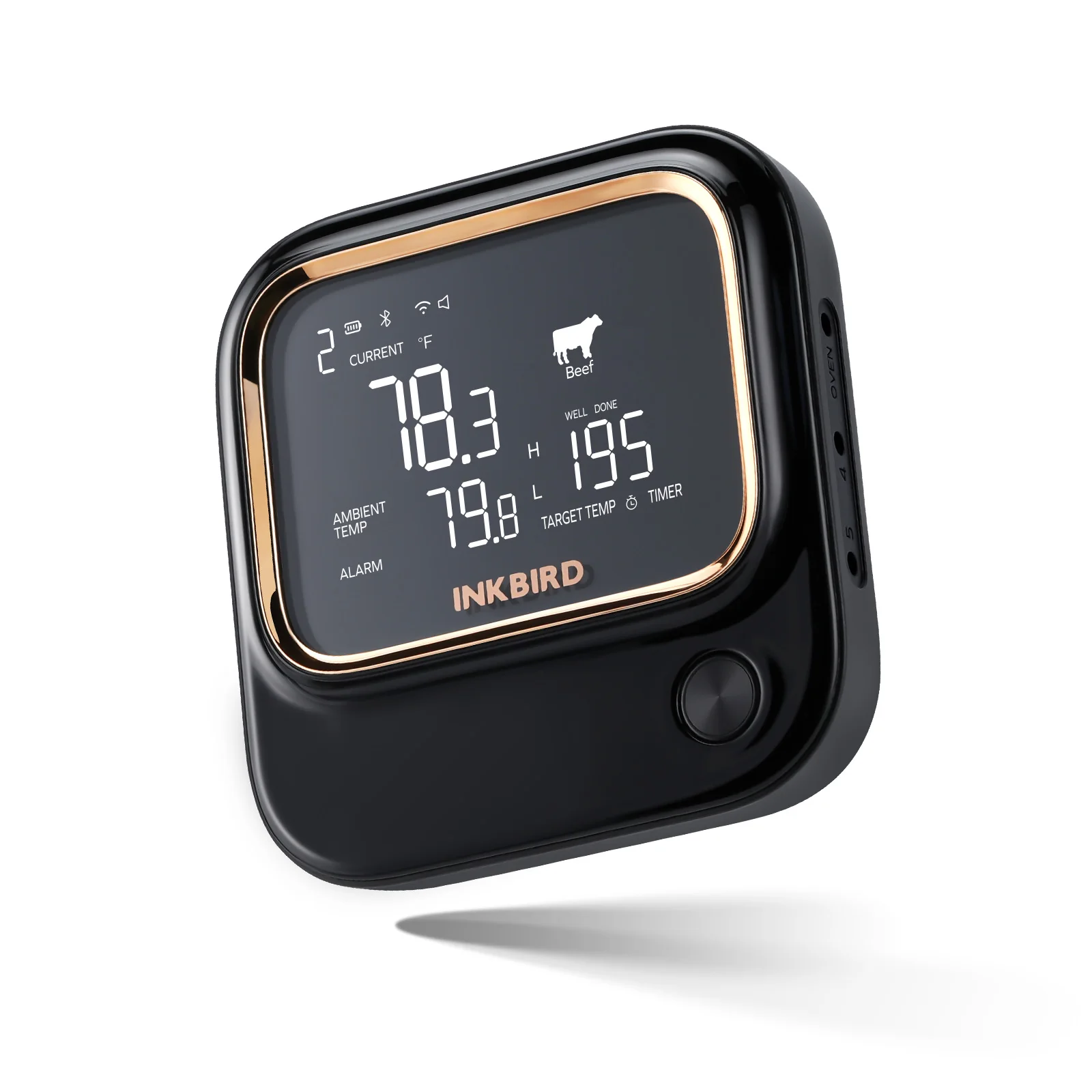 INKBIRD IBT-26S Digital Meat Thermometer with 6 Food-grade Probes, APP Control, USDA Meat Presets