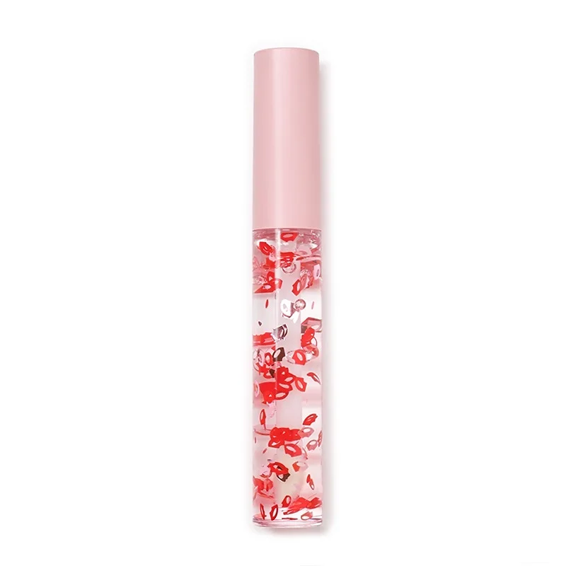 Glitter powder cover lip gloss elegant transparent moisturizing oil lip care lip gloss
