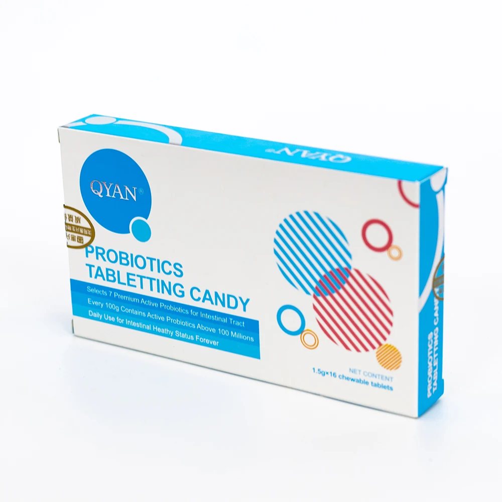  Пищевая система Поддержка QYAN жевательные таблетки сладкое молоко Flovar Premix Prebiotics пробиотик пищевая добавка производитель