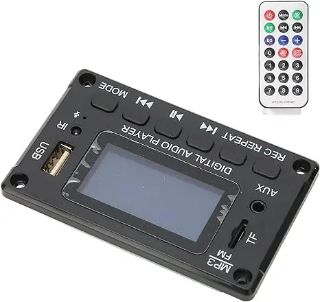 Transmitters Control Radio Receive Board 747d Audio Mp3 Usb Player Decoder Module Black Digital Led JXD Card DC 5V/12V