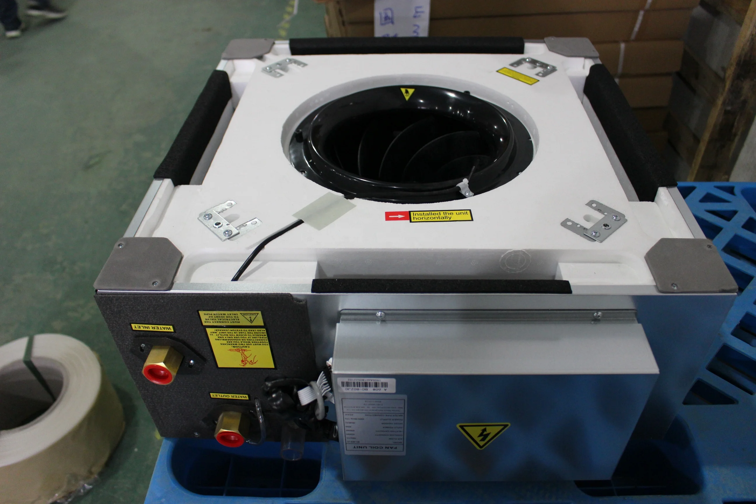 Chilled water ceiling cassette type fan coil unit price