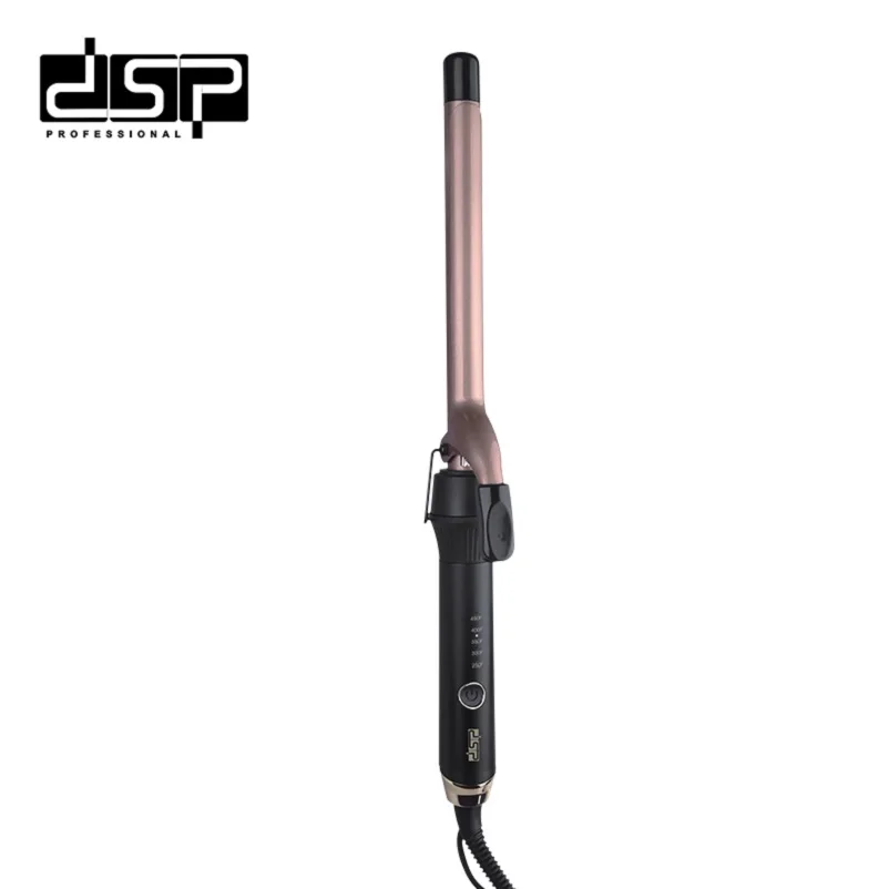 DSP New Curly Hair Crimper Stick 360 Degree Electroplated Clips Curler Ceramic Rotating Hair Curler