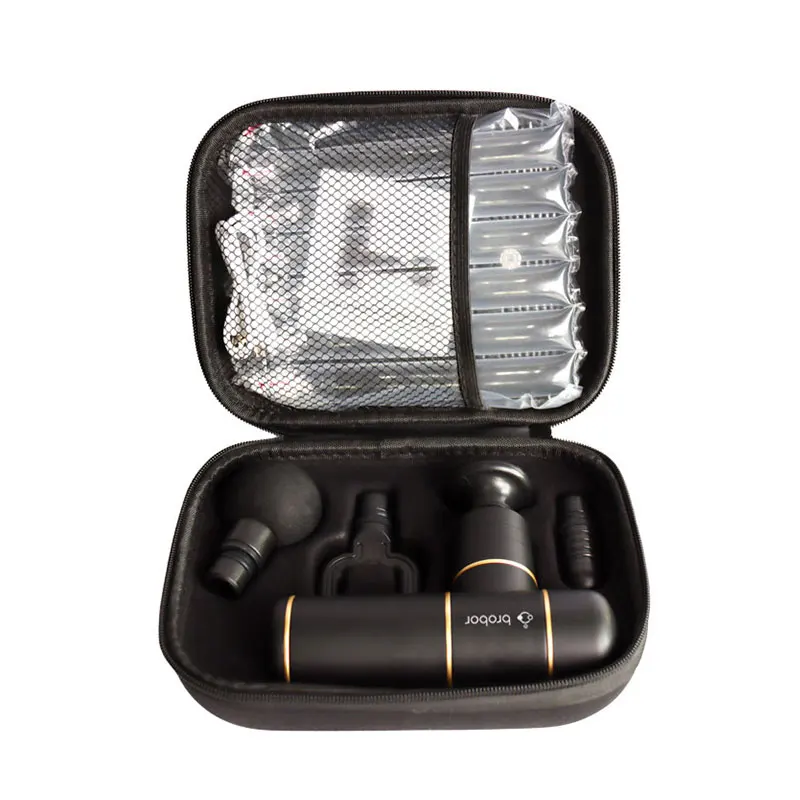 Brobor New Protable Handheld Deep Tssue Vibration Cell Phone Sized Mini Massage Gun