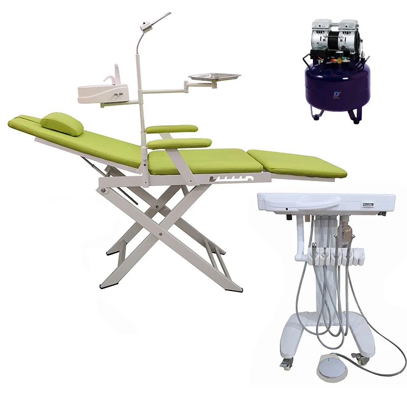  Simple and portable medical manual mechanical dental chair hospital stomatology