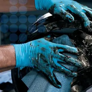 Free Sample Industrial Heavy Duty Wipes Jumbo Roll Industrial Wipers Oil, Grease & Ink Cloths Great Alternative KCWypAll33241