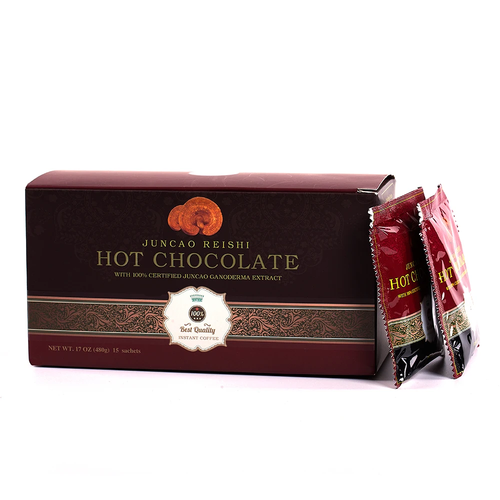 
Juncao Ganoderma Lucidum порошок арабики мгновенного кофе; Экстракт Рейши Juncao Reish мокко кофе коричневый черный белый порошок сладкий 