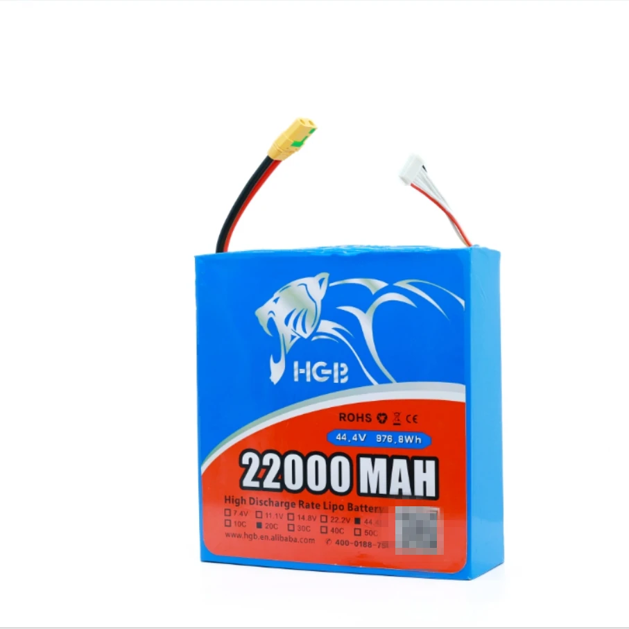 16000mAH 22000mAh 22.2V 6S LiPO Battery Burst 25C for Big Load Multirotor FPV Drone Hexacopter Octocopter