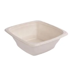 Eco-friendly Compostable Disposable soup bowls biodegradable bagasse pulp paper tableware
