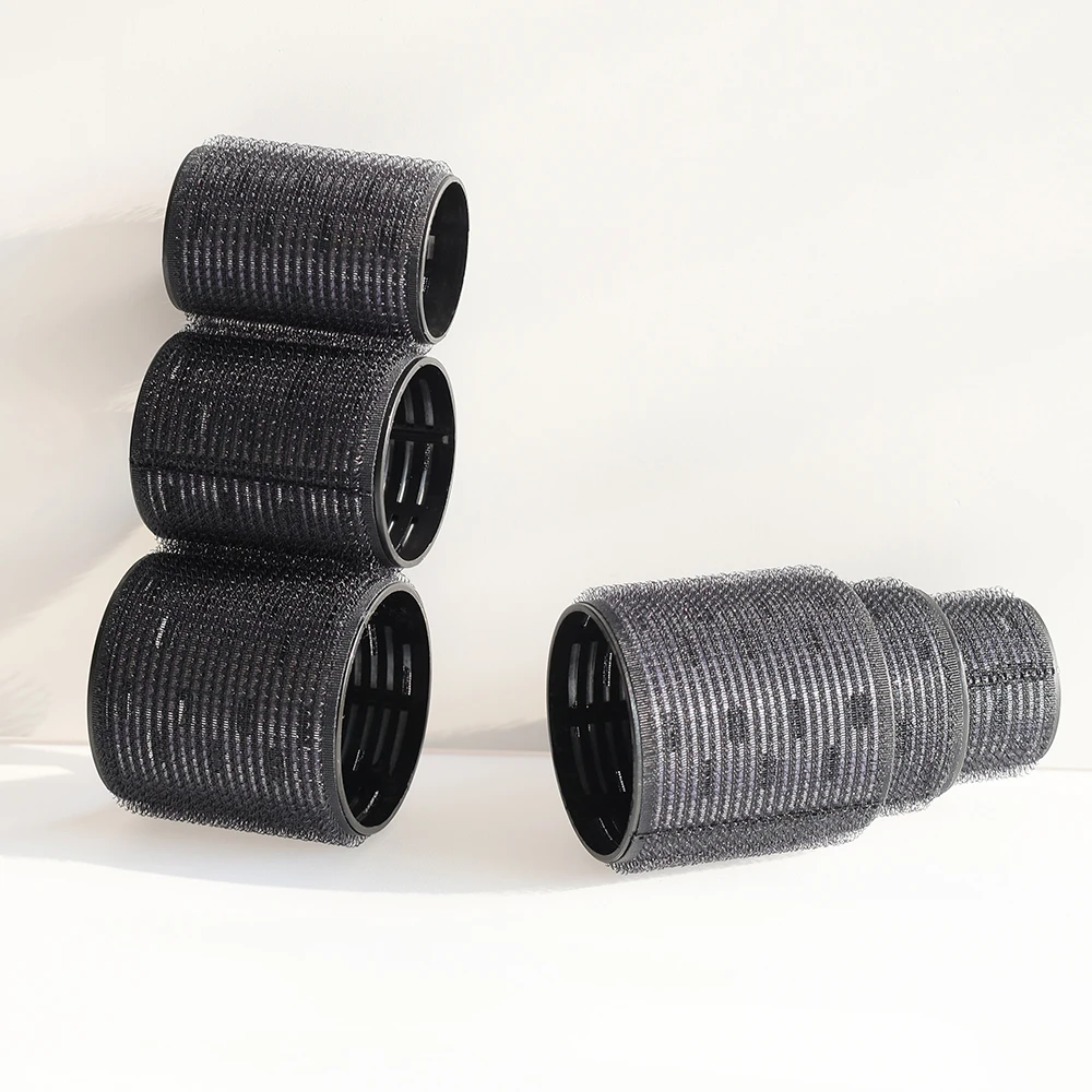 Women Flocking  Roller Hair Curls Curling Rod Curler Silk Hairs Roll Rollers Rolling Sets For Long Hair