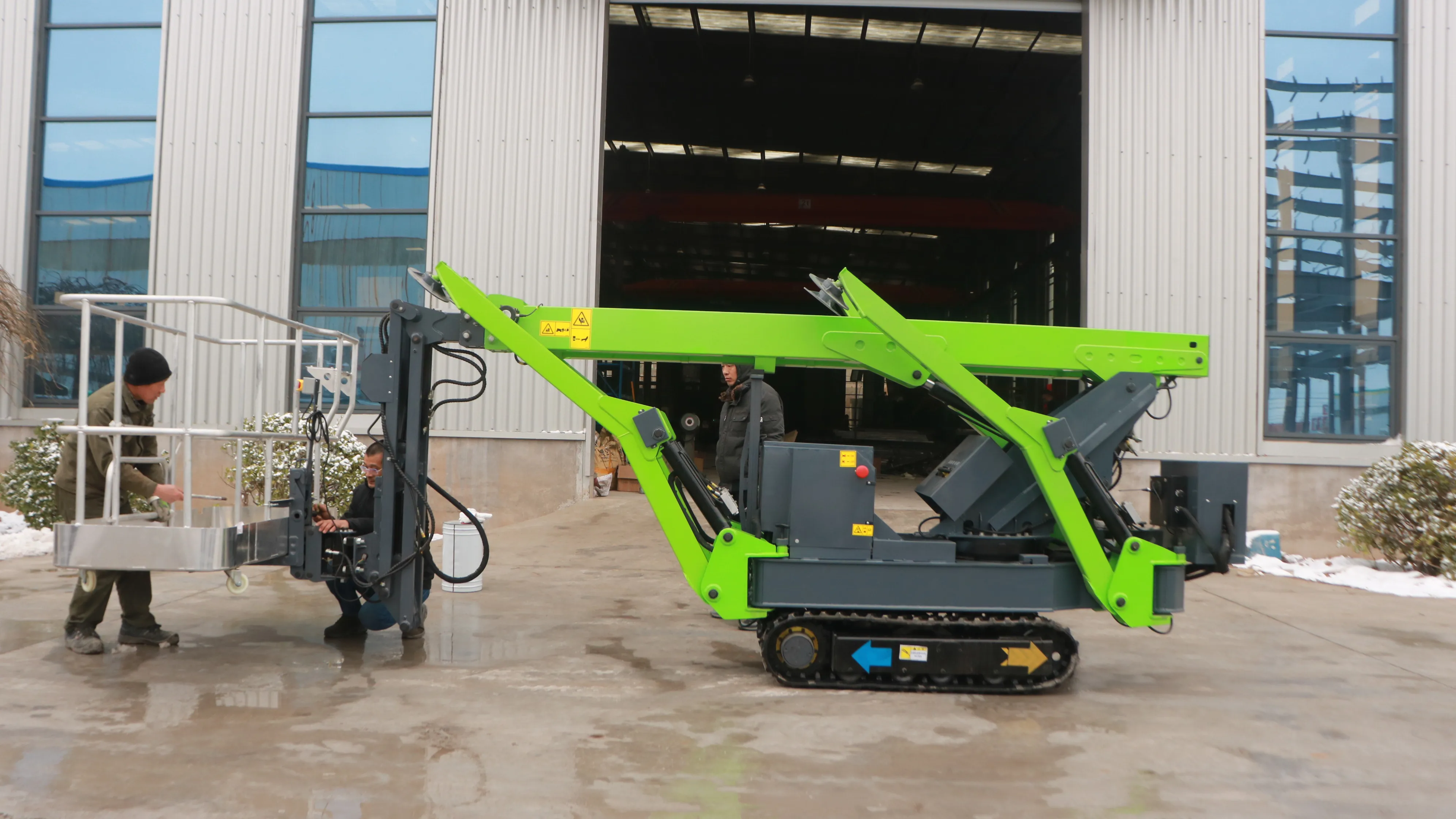 all terrain cherry picker Cheap Price 10-20ft 30ft 45ft 9oft Tow Behind Hydraulic Boom Lift aerial lift manufacturers