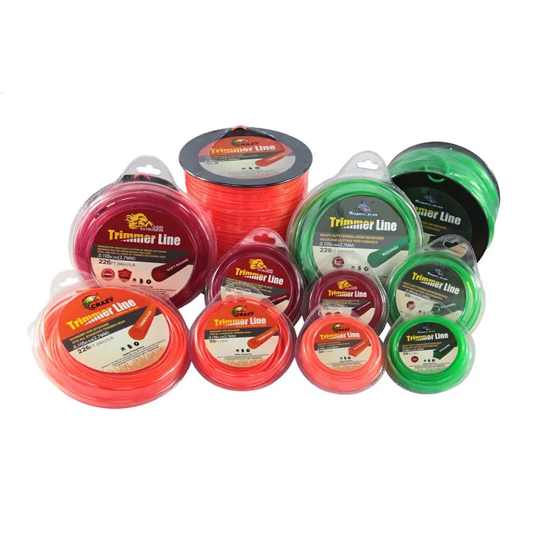 hot selling brush cutter spare parts manufacturer power string trimmer nylon blade grass trimmer line for cutting grass