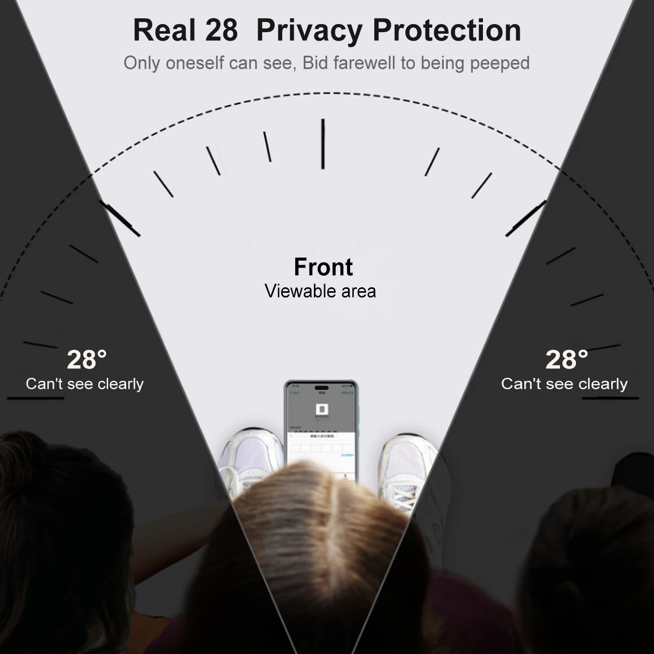 Factory Wholesale  For iPhone 14 pro Max 13 12  9H 2.5D Anti Spy Privacy Screen Protector Tempered Glass