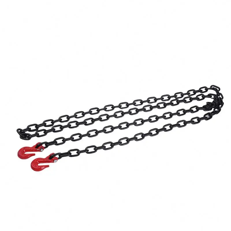 Stud link chain high quality G80 chain With Hook