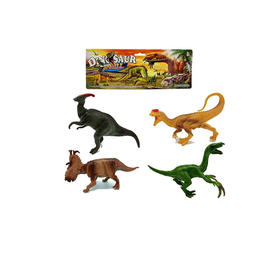 Cartoon Small Wild Mini 3d Kids Pvc Plastic Farm Dinosaur Jungle Zoo Set Animal Toys
