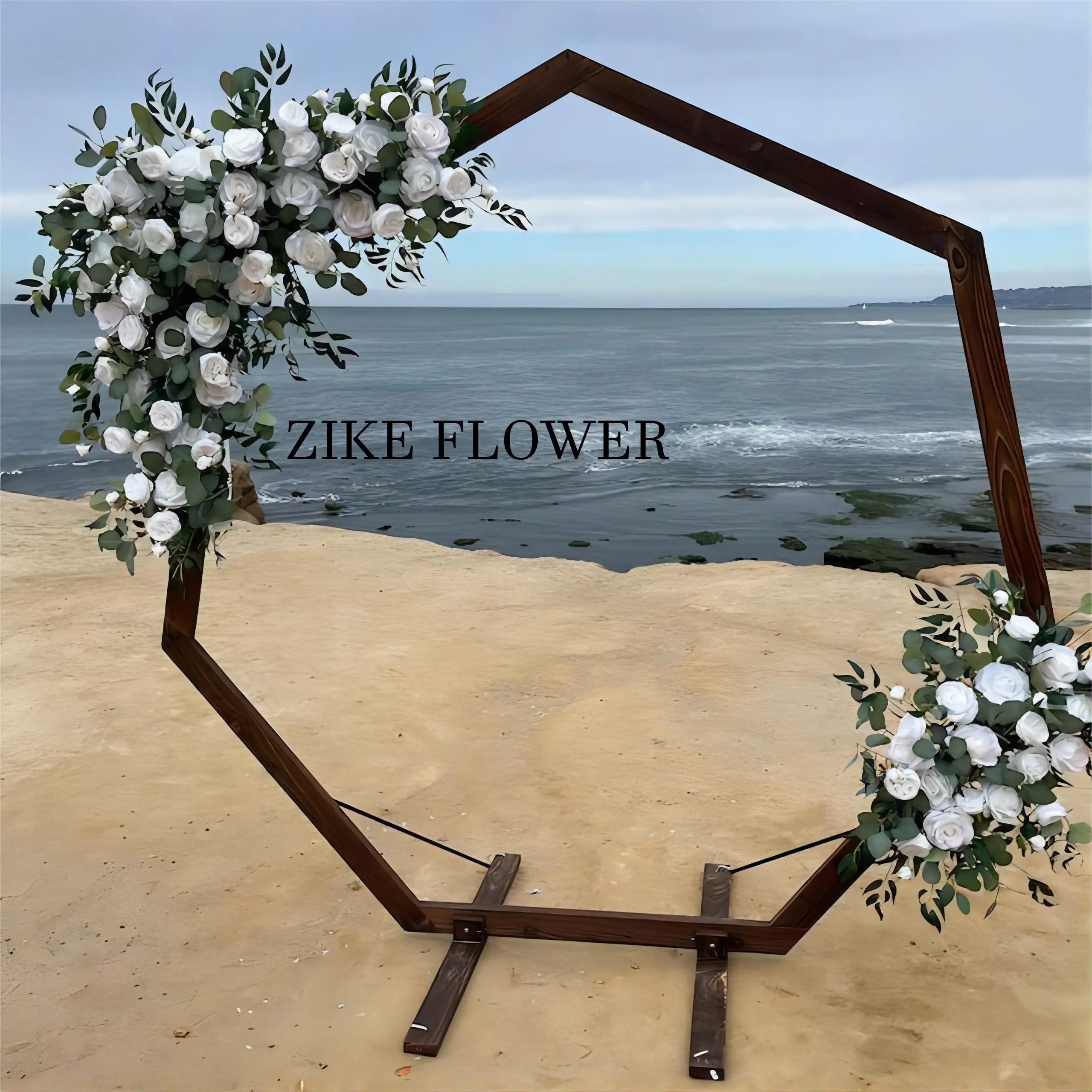 Свадебные искусственные белые розы набор цветов цветы свадебные украшения уличное украшение для фона