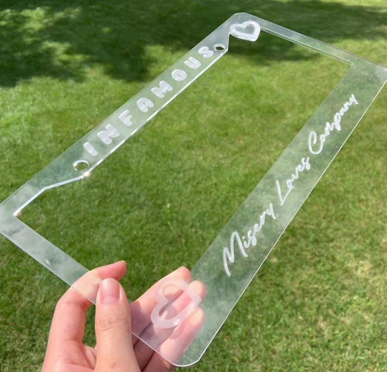 High Quality Car Number License Plate Frame Wholesale Car License Plate Frame Custom License Frames