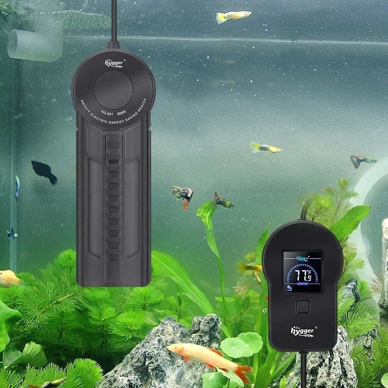 Hygger Fish Tank Aquarium Heater LED Digital Display Temperature Premium Titanium  Waterproof Heater For Aquarium Fish Tank