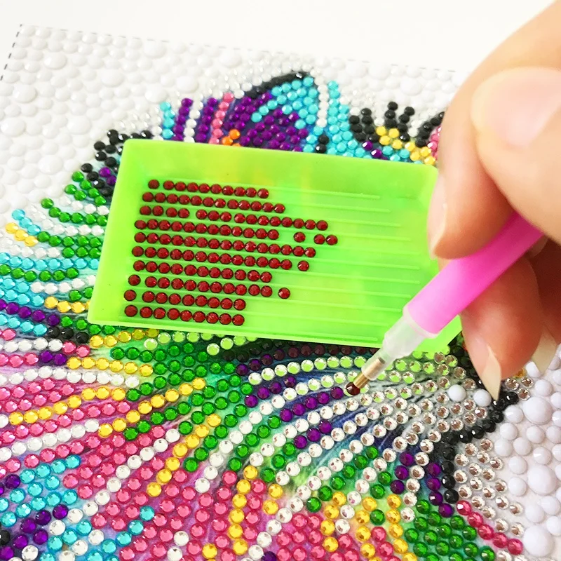 Custom crystal 5d diy Diamond art Painting Kits beach Rhinestone AB Full Drills Diamond Art Painting ab drills Decor Home