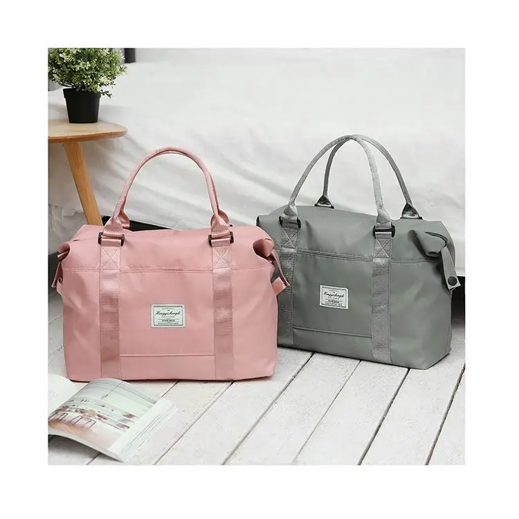 
Sports Large Capacity Travel Luggage Gym Training Waterproof Oxford Leather Duffle Bag Yoga Women Outdoor Handle Boston Bag 