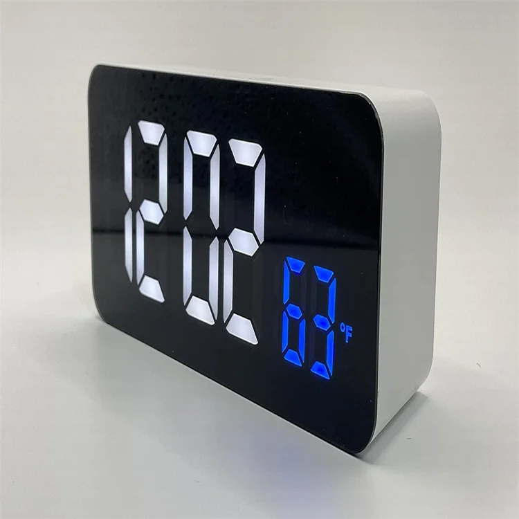 wall  Alarm Clock With Temperature Reveil Watch USB Electronic Table Clocks