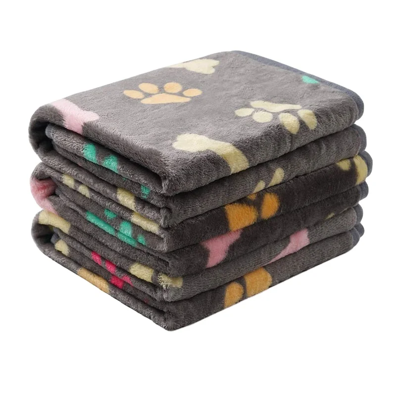 Всесезонное универсальное одеяло для домашних животных фланелевое собак спальный коврик кошачьего