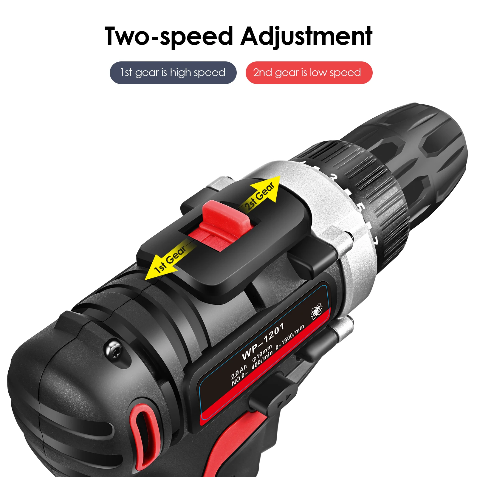 Airpump Mini Tyre Inflator Portable Air Compressor with Cordless Drill Electric Drill Kit