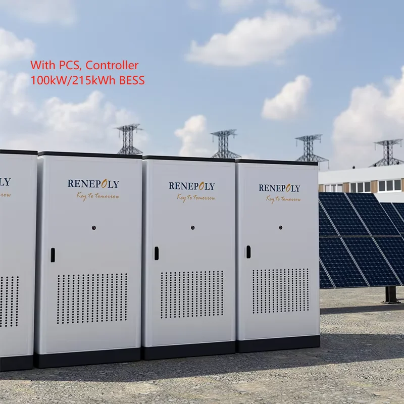 Renewable Energy Storage 100kW/215kWh LiFePO4 Battery Energy Storage System Industrial Commercial BESS Store Excess Solar Energy