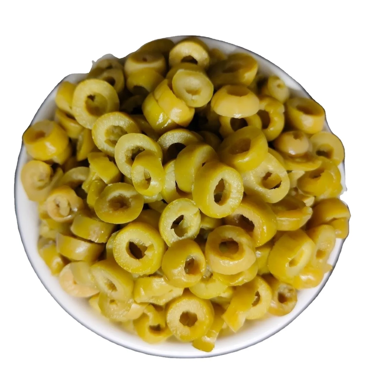 sliced green olives