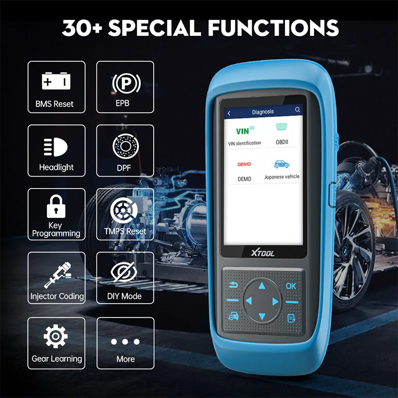 Профессиональные диагностические инструменты XTOOL PS701 Pro для японского автомобиля с активным тестированием Toyota Kia/Isuzu бесплатное онлайн обновление