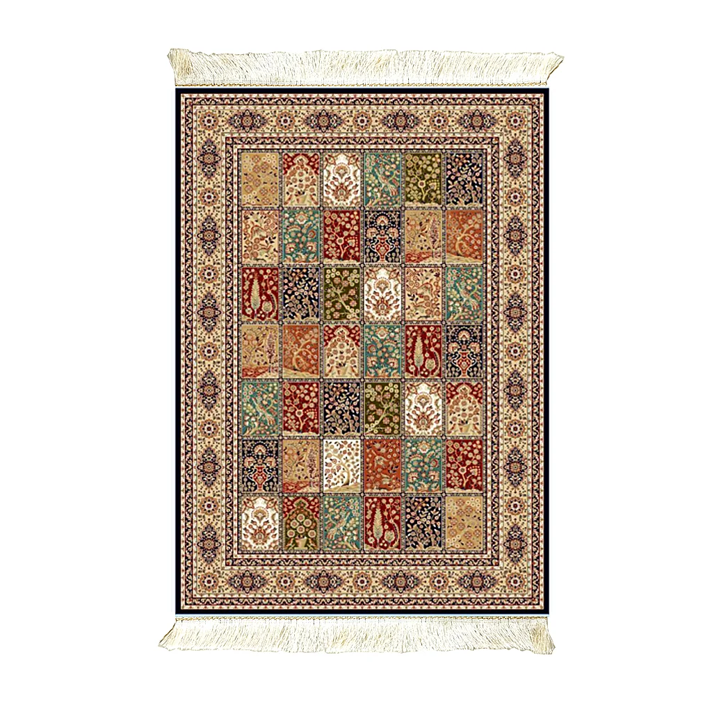 
Modefa Islamic Turkish Prayer Rug Plush Velvet Janamaz Sajjadah Muslim Namaz Seccade Prayer Mat Carpet Vined Arch 