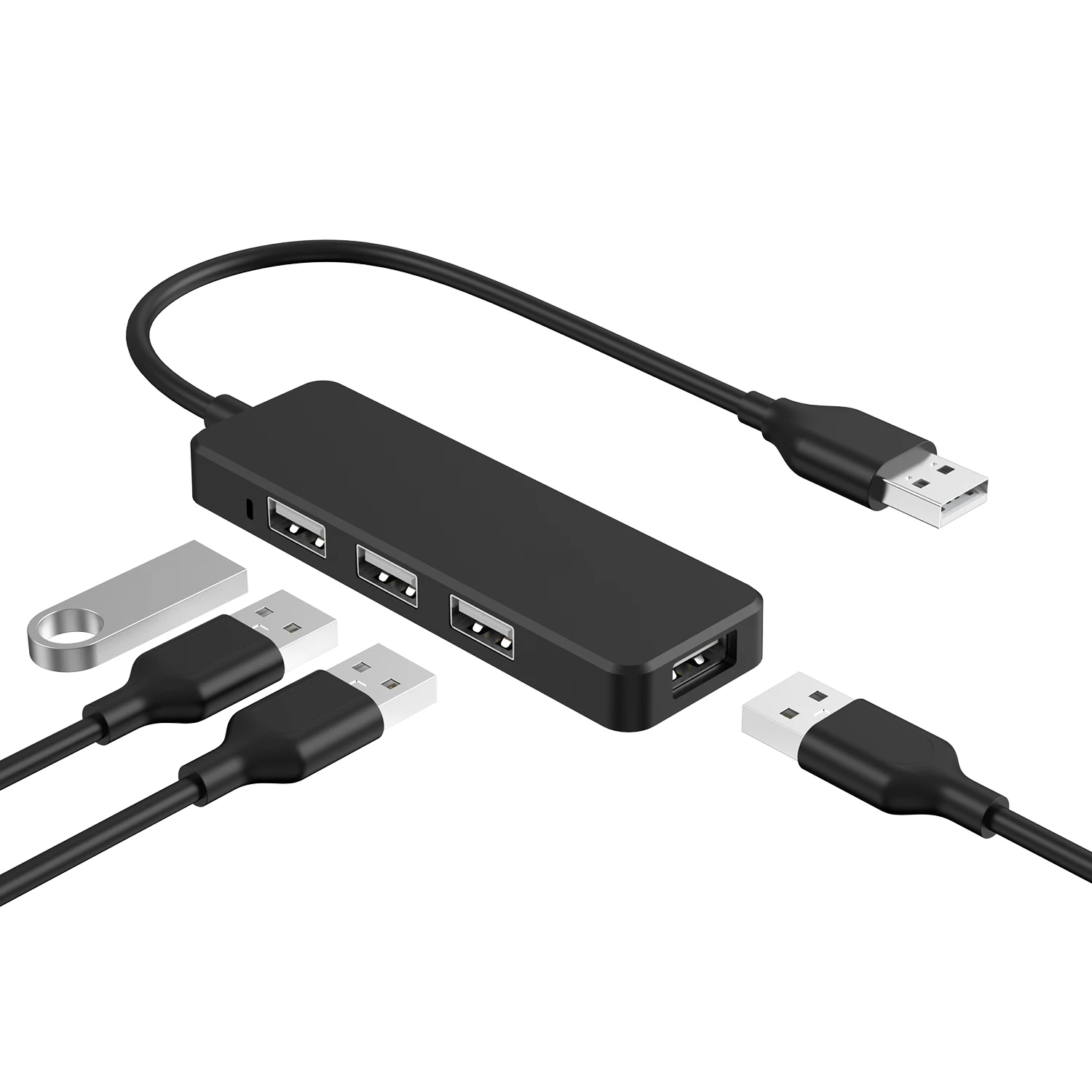 MIDIHUB-II 4-Port USB 2.0 Hub Adapter for MIDI-USB Interface