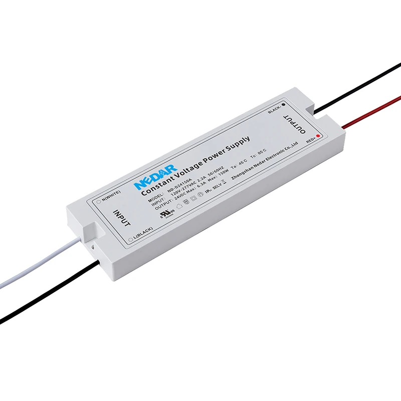 Wholesale 2023 Slim Design 100 -240V AC  DC 24V 80W 100W 150W Plastic Case Constant Voltage LED Driver