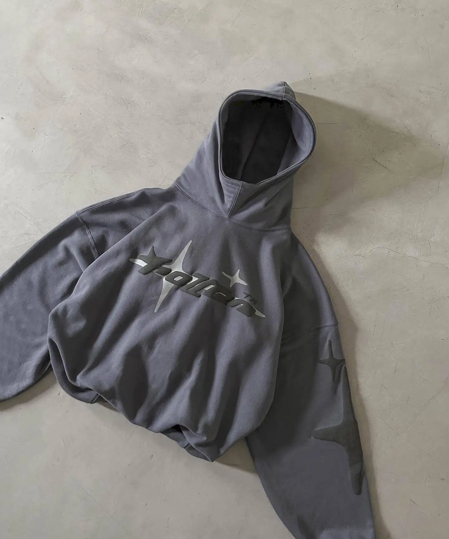 Customized Heavy Weight Cotton Oversized Puff Printing Hoodie For Men Puffy Printing Pullover Hoodie