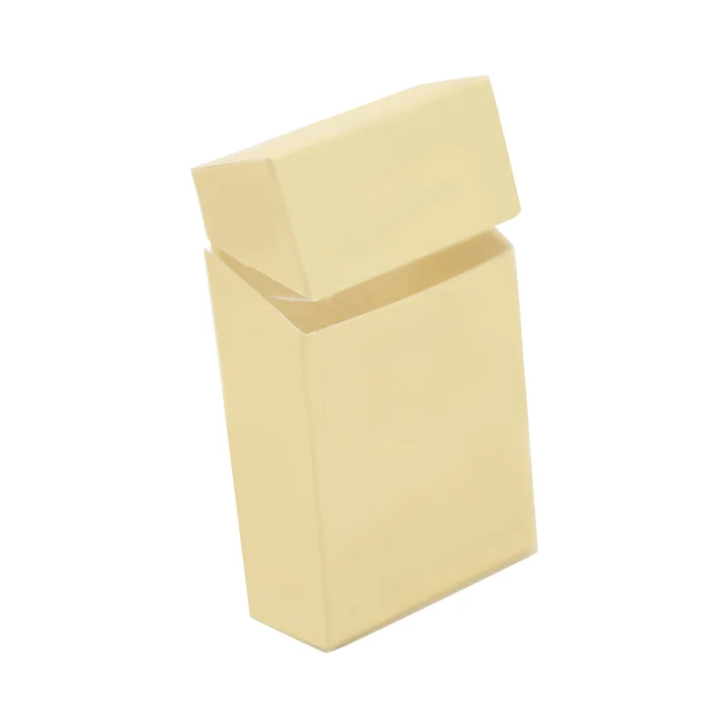 Custom Design Printing Dimensions Aluminum Foil Kraft Cardboard Paper 10 Pack Packaging Empty Cigarette Pack