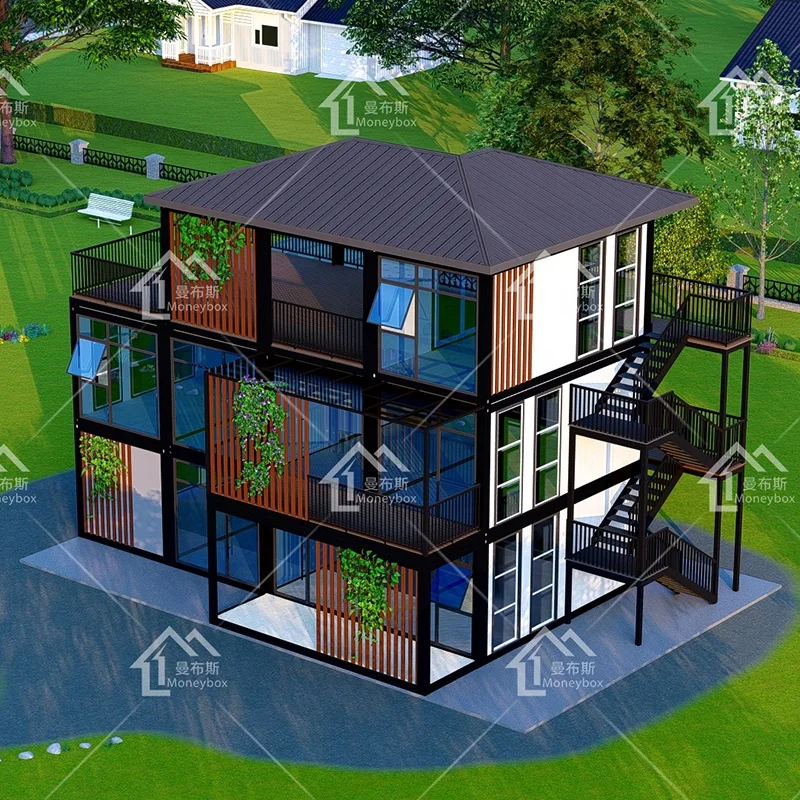 Prefabricated 20/40 ft modular container homes buildings, office container for sale