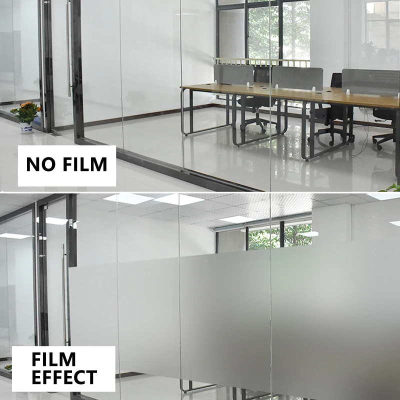 frosted static glass window film, office decorative window stickers, PVC self-adhesive glass protective film