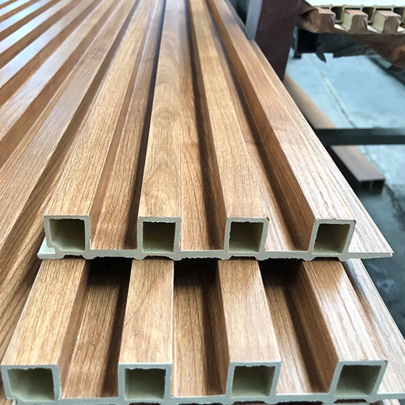 Wood Plastic Composite Wall Cladding Panel WPC Wall Panel For Interior Decor