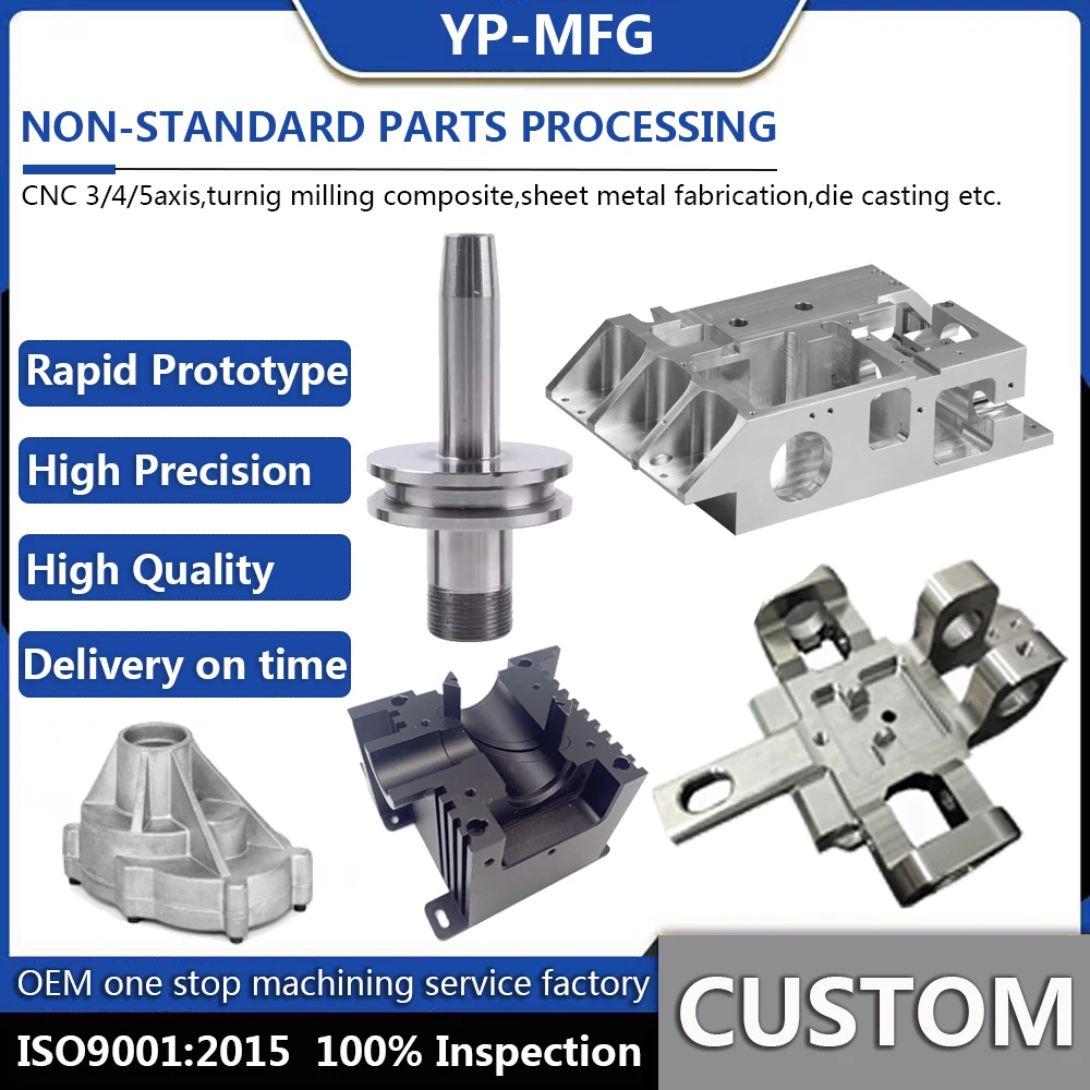 Custom cnc China manufacture anodized aluminum metal parts cnc turning milling machining service