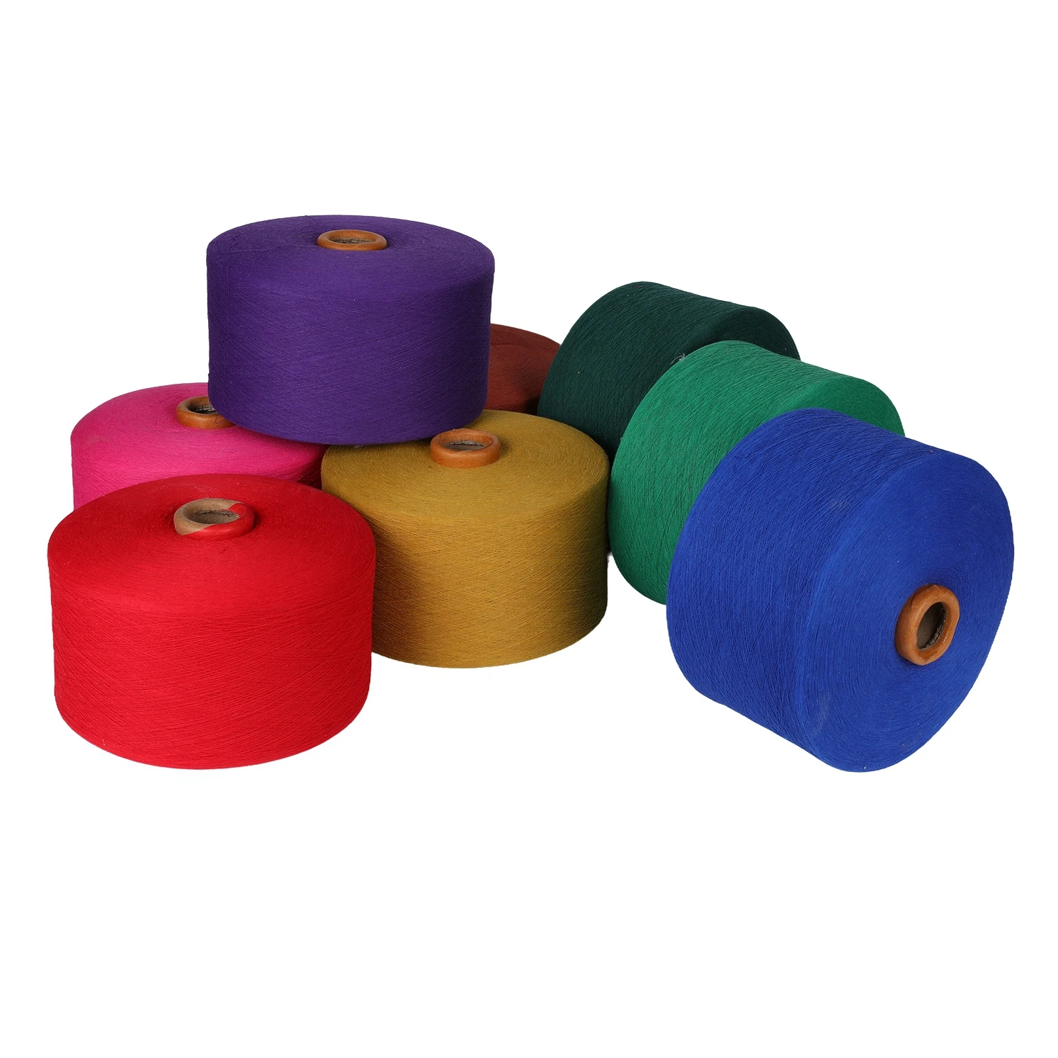 Cheap Price Sock Knitting Cotton Blended Yarn Colorful Recycle Cotton Yarn