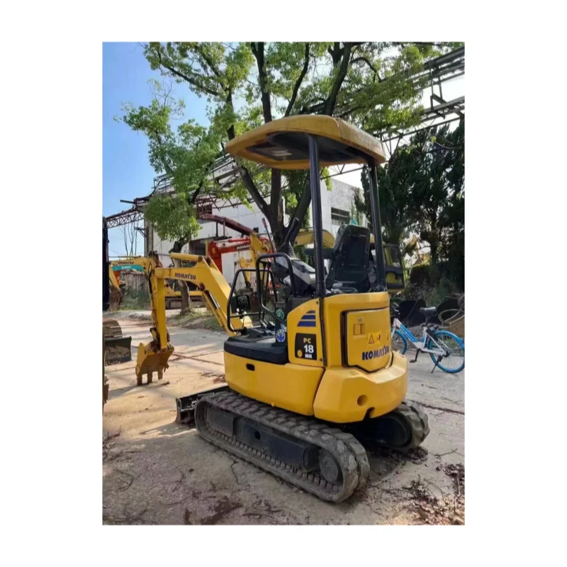 Mini Komatsu PC18MR Hydraulic Tracked Excavator 1ton 1.8ton 2ton 3 ton Used Komatsu Excavator PC18
