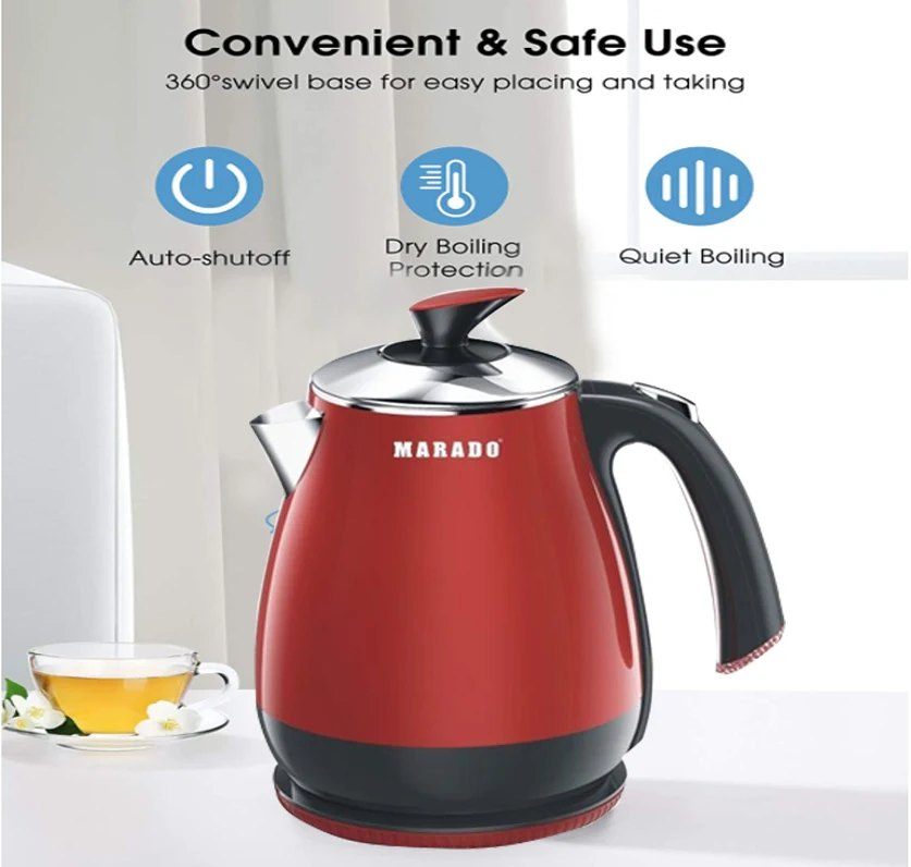 Hot selling stainless steel electric kettle water kettles fast boiling