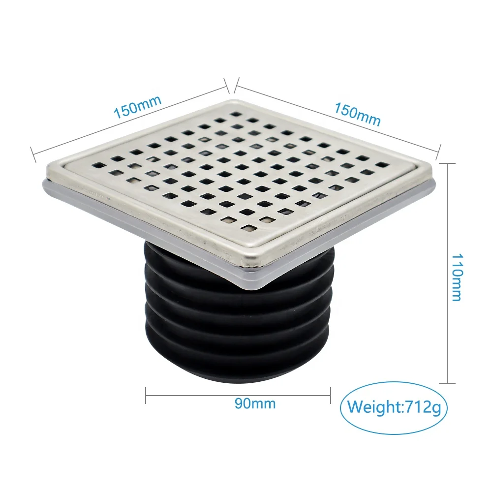 GUIDA 711039 71103902 Manufacturer Low Price Water Drain Inside Of Shower Bathroom Backflow Preventer Plastic Shower Floor Drain